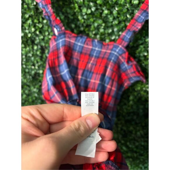 Aerie NWT Plaid Flannel Pajama Romper Sz Small - Picture 7 of 7